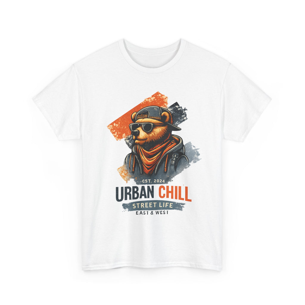 Urban Chill Bear Graphic Tee — Street Life "Urban Chill" Design