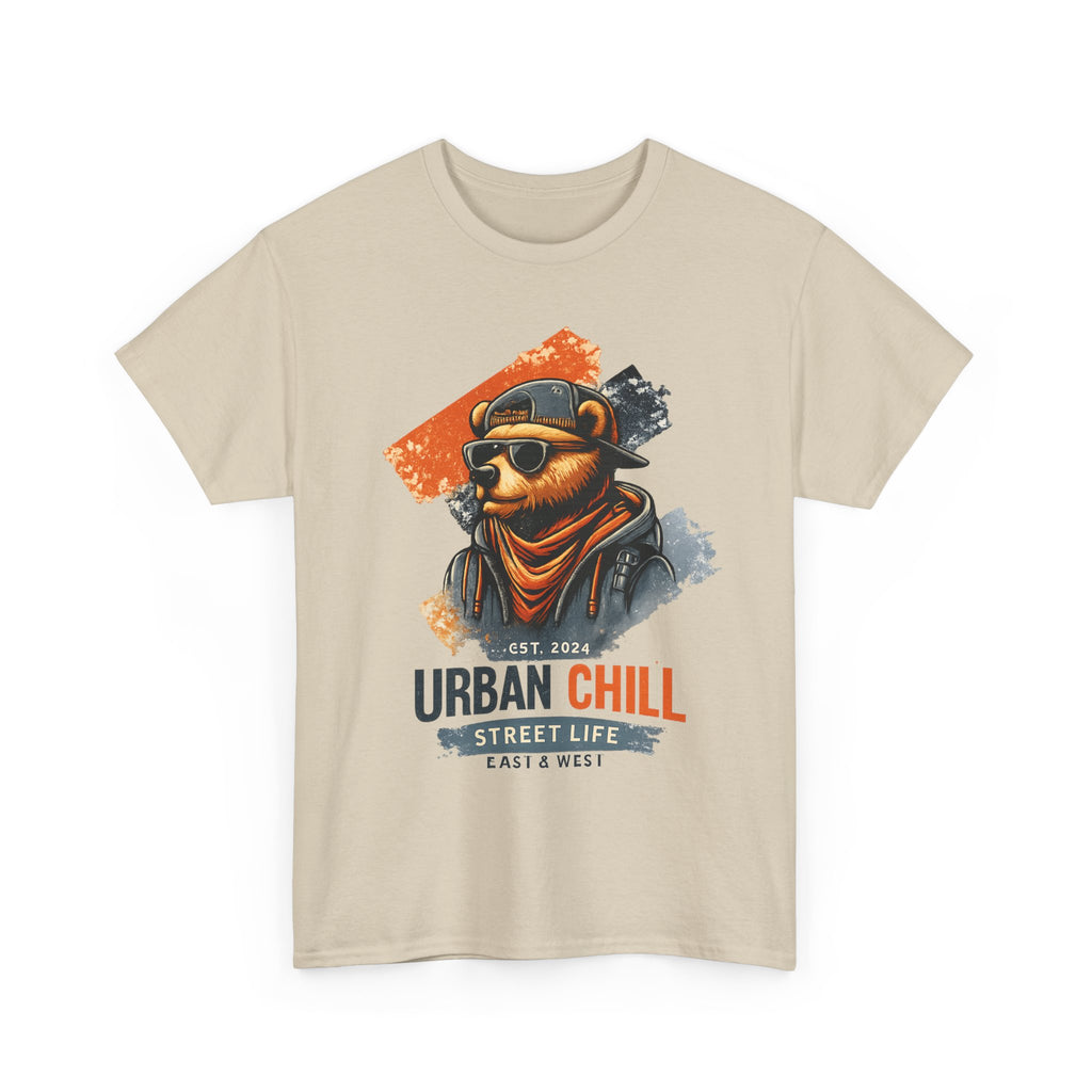 Urban Chill Bear Graphic Tee — Street Life "Urban Chill" Design