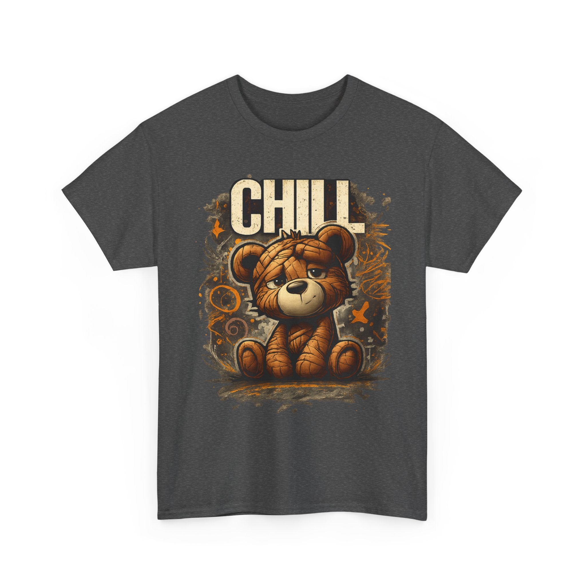 Chill Teddy Bear Graphic Tee — Cute Relaxed Bear Shirt