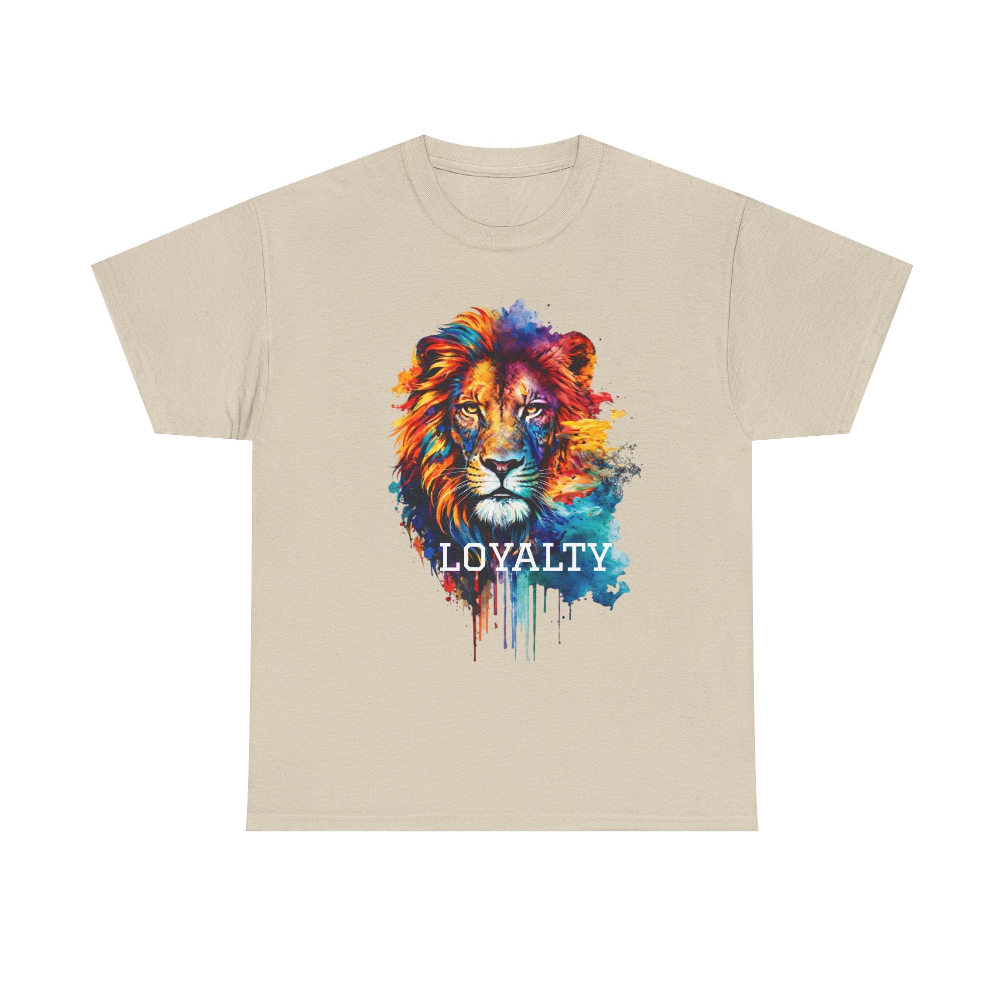 Loyalty Watercolor Lion T-Shirt