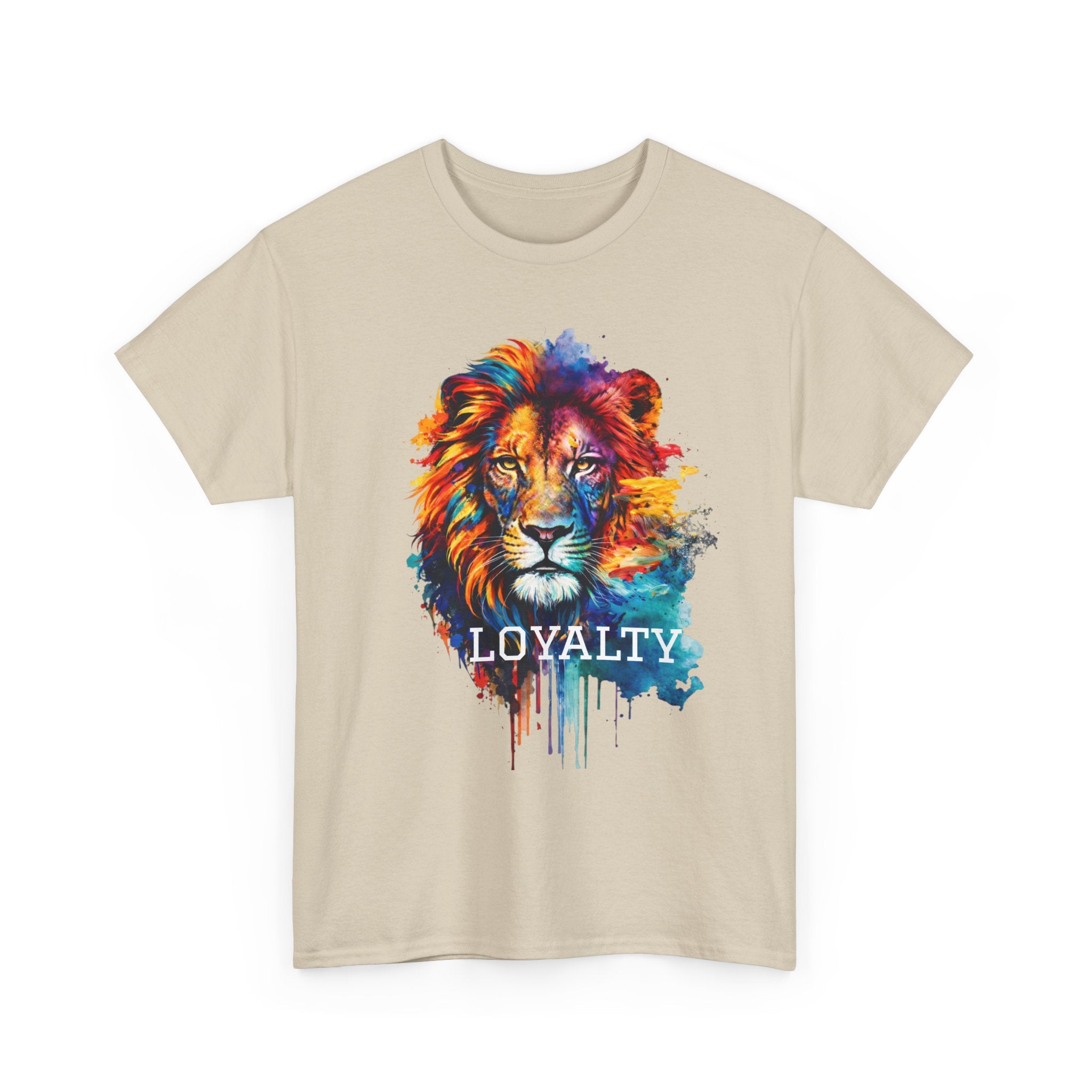 Loyalty Watercolor Lion T-Shirt
