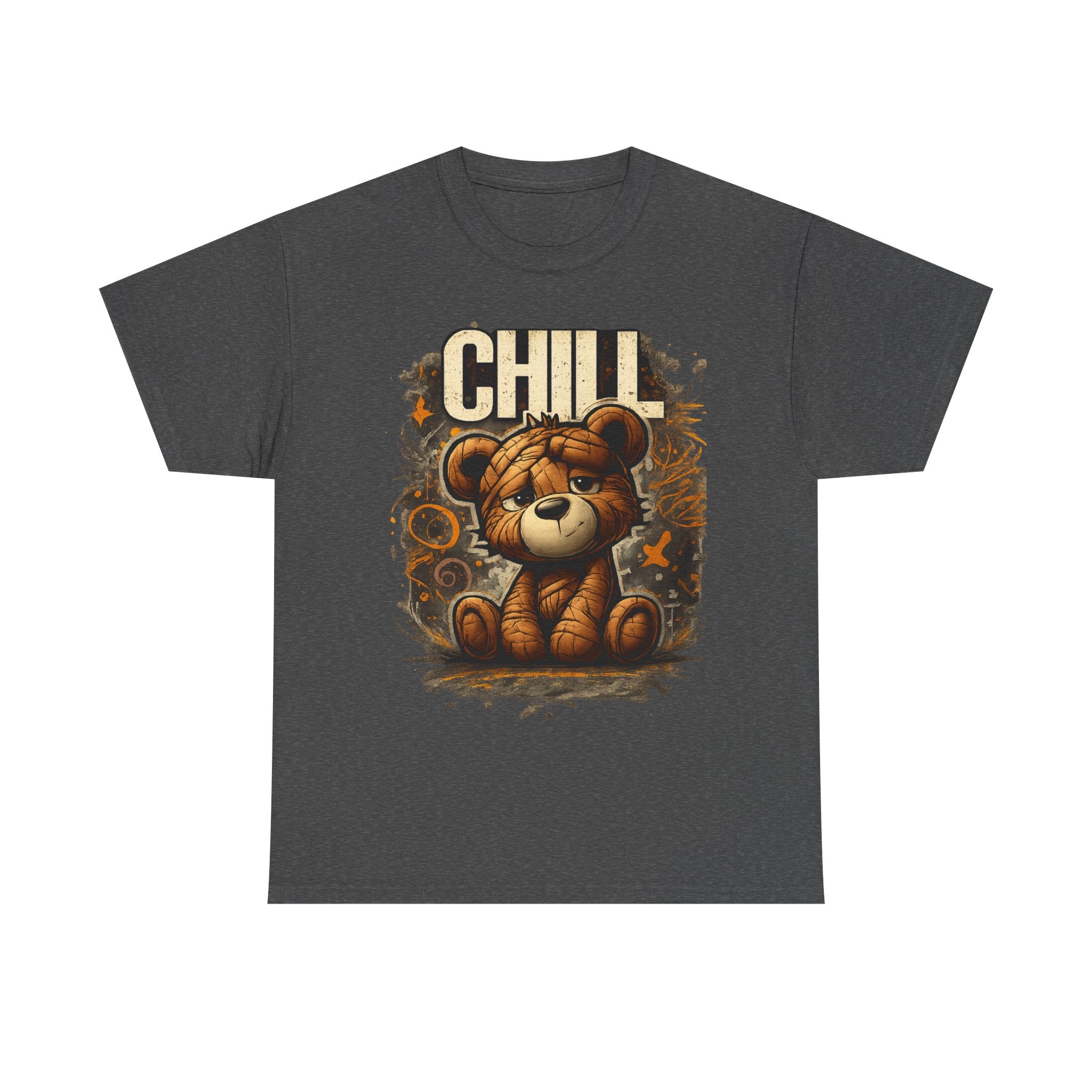 Chill Teddy Bear Graphic Tee — Cute Relaxed Bear Shirt