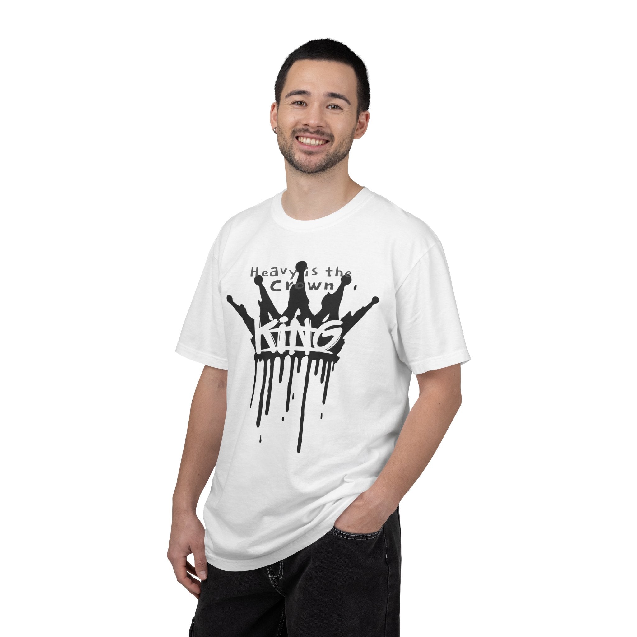 Heavy Is the King T-Shirt — Dripping Crown Graphic Tee