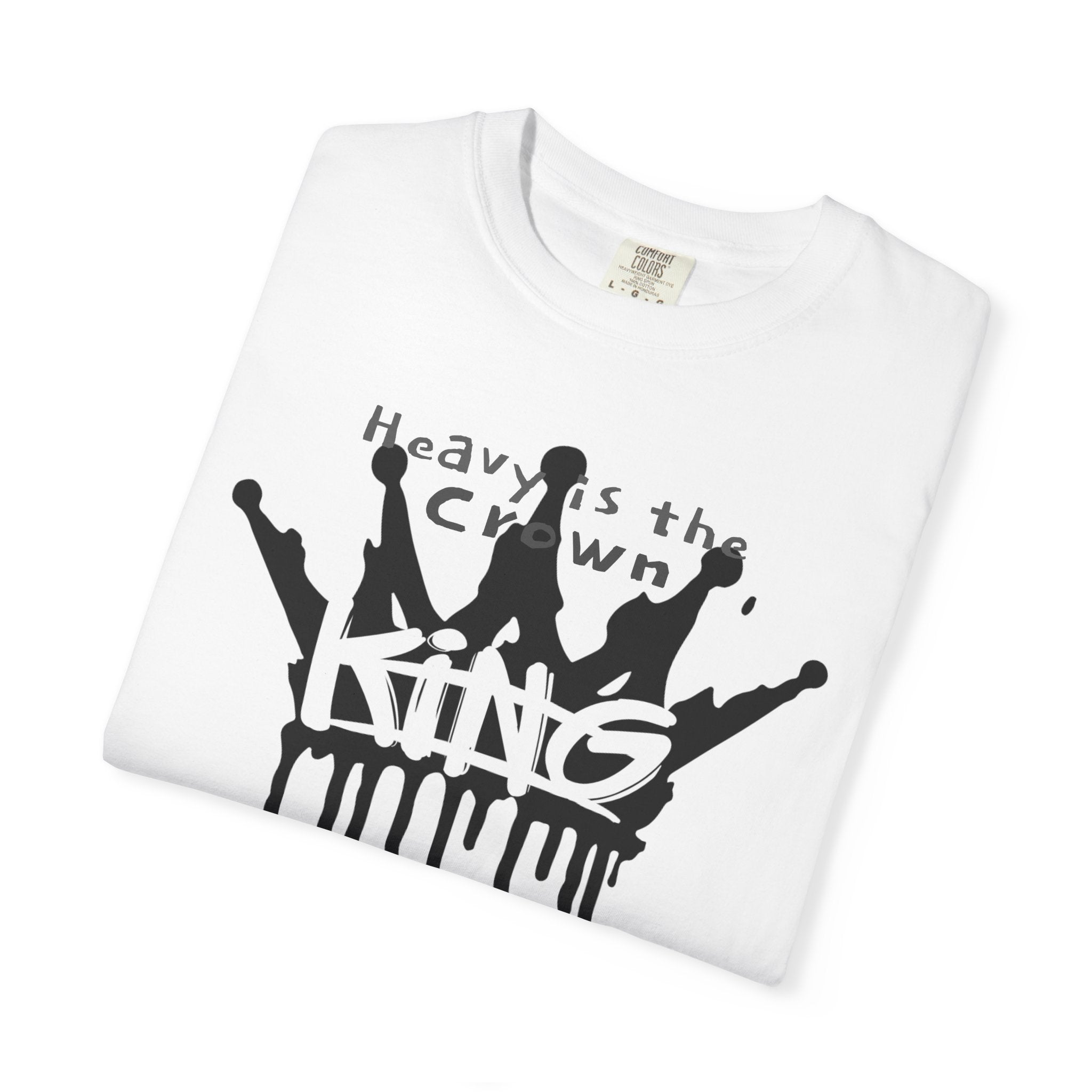 Heavy Is the King T-Shirt — Dripping Crown Graphic Tee