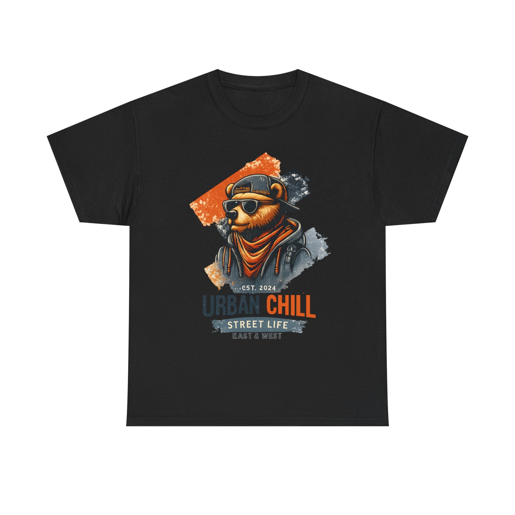 Urban Chill Bear Graphic Tee — Street Life "Urban Chill" Design