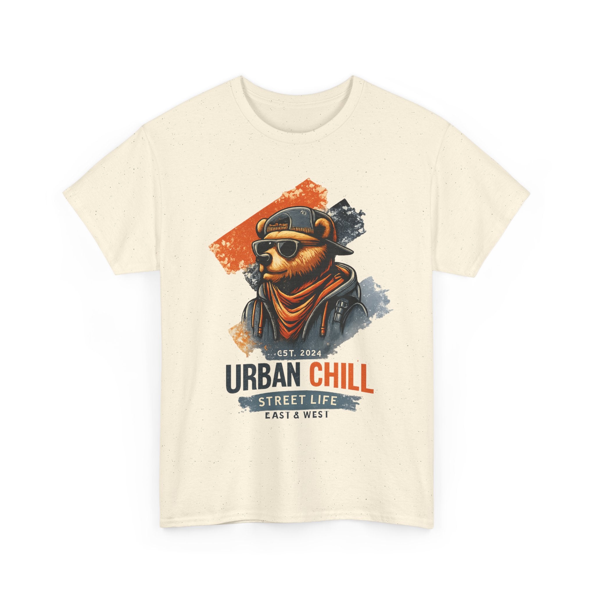 Urban Chill Bear Graphic Tee — Street Life "Urban Chill" Design