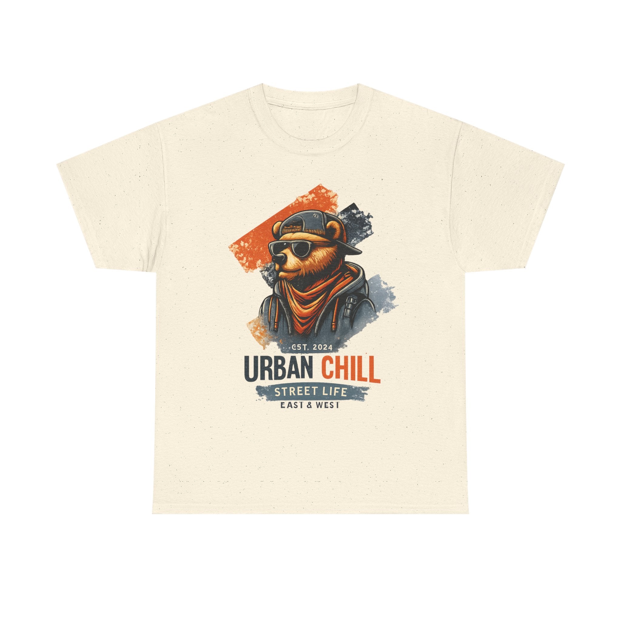 Urban Chill Bear Graphic Tee — Street Life "Urban Chill" Design