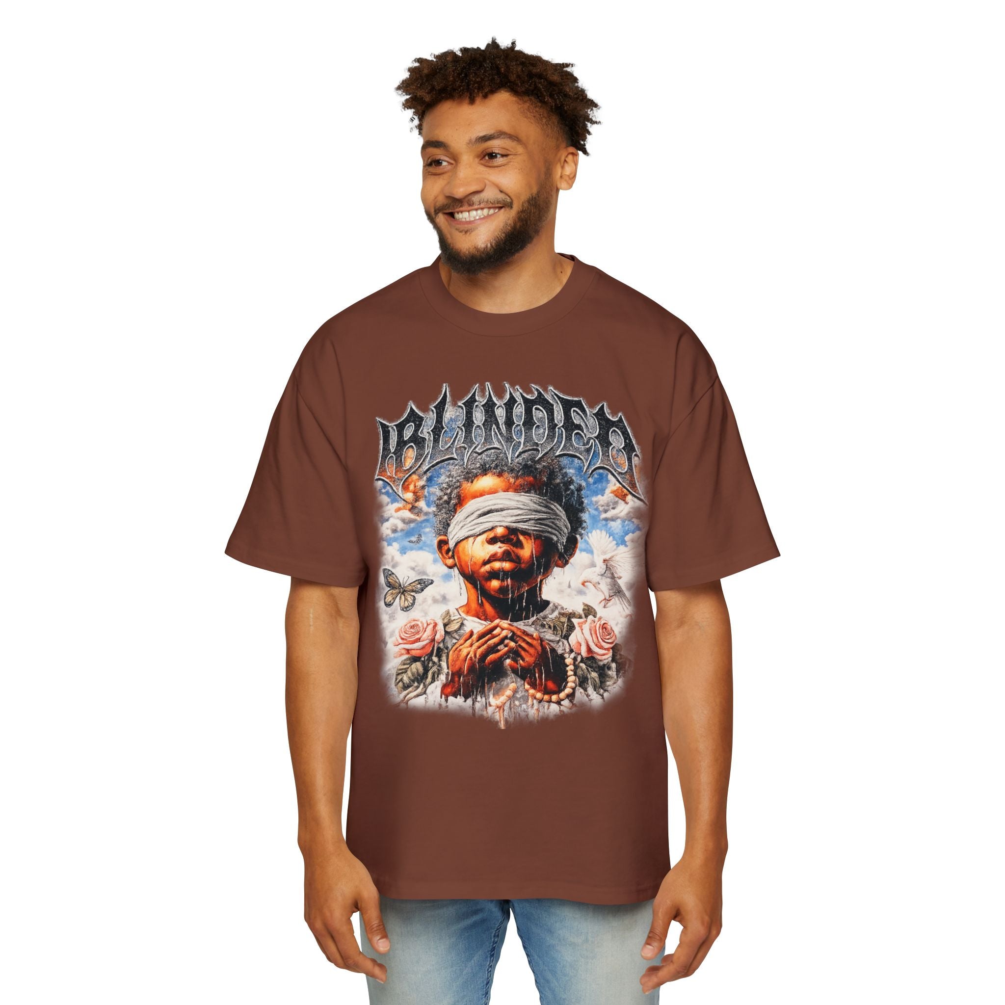 Blinded Graphic Tee — Oversized Men's Streetwear T‑Shirt