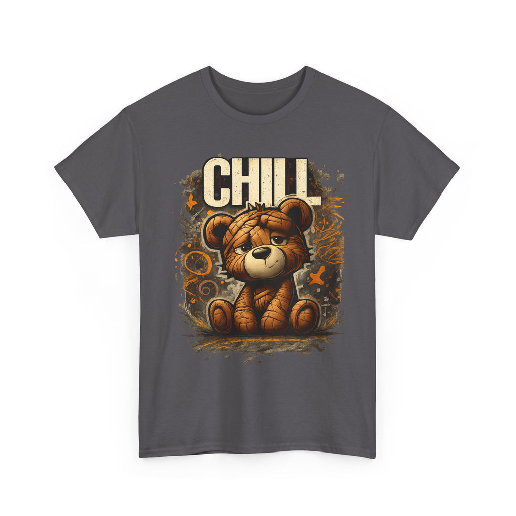 Chill Teddy Bear Graphic Tee — Cute Relaxed Bear Shirt