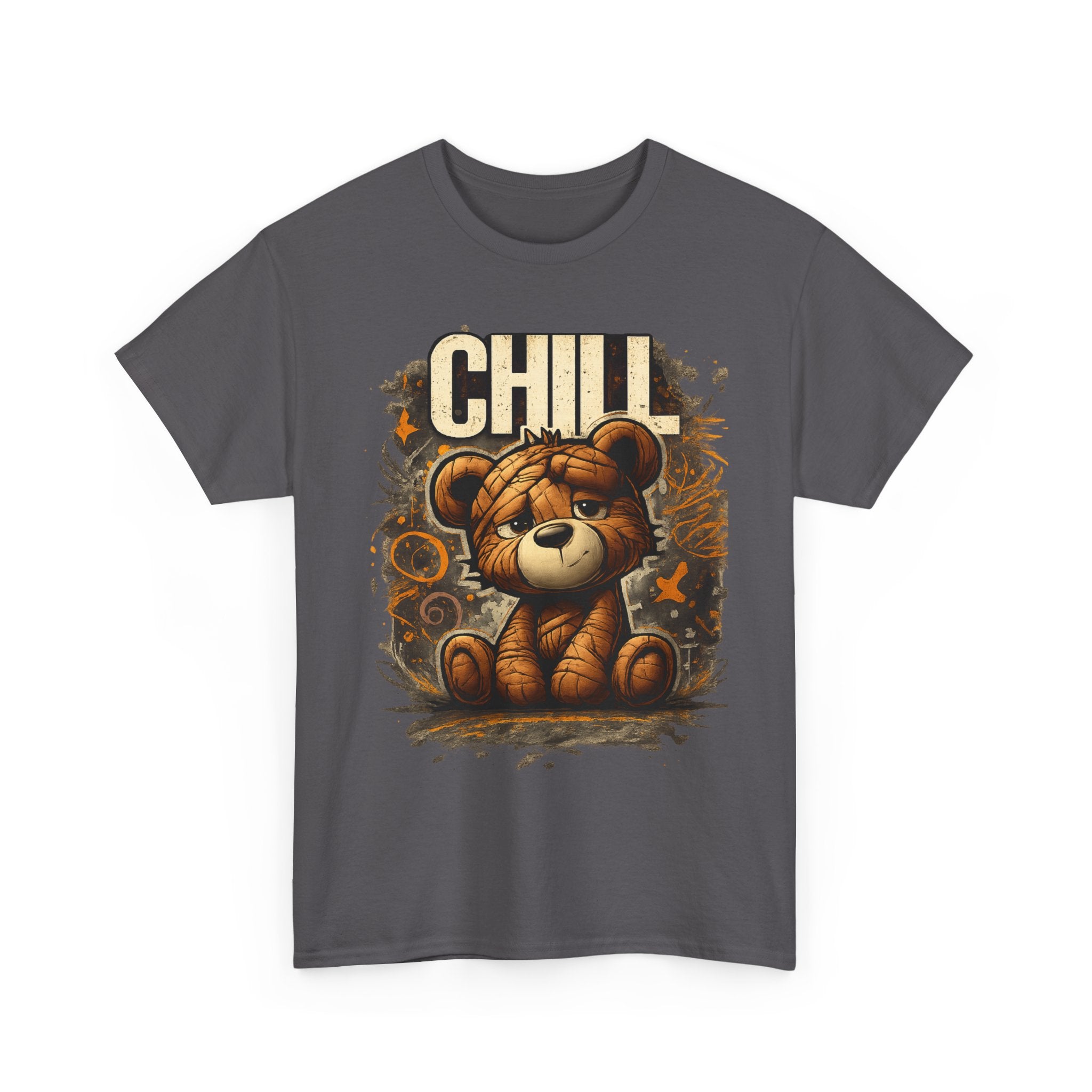 Chill Teddy Bear Graphic Tee — Cute Relaxed Bear Shirt